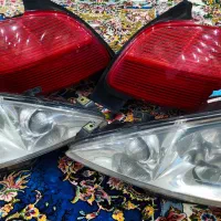 2 جفت چراغ عقب و جلو پژو 206