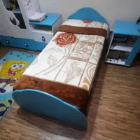 سرویس نوجوان تخت تکی و کمد
