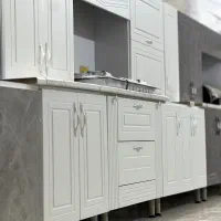 کابینت آماده ممبران ۶متری +سینک +هود وگاز ۵ شعله|مصالح و تجهیزات ساختمان|کرج, مصباح|دیوار