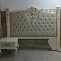تخت خواب ۲ نفره جک دار به همراه میز آرایش
