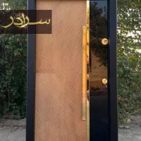 درب ضد سرقت سفید نرده استیل، نرده سکوریت کدF190