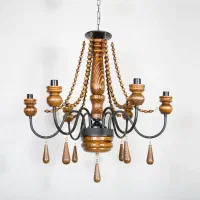 لوستر فرانسوی شاخه خم