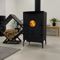 میز آتشدان  و بخاری هیزمی