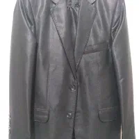 کت و شلوار مشکی براق کاملا نو سایز ۴۴