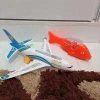 اسباب بازی هواپیما ایرباس و ماهی موزیکال