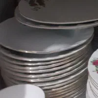 ۱۸ نفره چینی زرین گل سرخ|ظروف سرو و پذیرایی|سرپل ذهاب, |دیوار