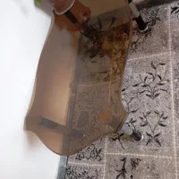 میز شیشهای جلو مبلی و ۳تا عسلی|مبلمان خانگی و میز عسلی|لنگرود, |دیوار