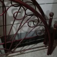 سرویس تخت دونفره و میز آرایش فرفوژه سالم|تخت و سرویس خواب|اهواز, بهشت آباد|دیوار