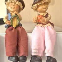 مجسمه آدمک دختر و پسر