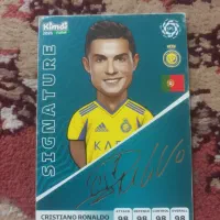 کارت کیمدی رونالدو امضا