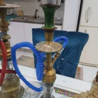 قلیان برنجی قدیمی با چوبی|کلکسیون و سرگرمی|کرج, حسن آباد|دیوار