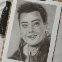 سفارش چهره سیاه قلم