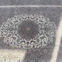 قالی جفت دستباف کلک و ابریشم 6متری توپر