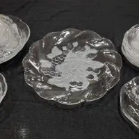 سرویس میوه خوری ۱۴ پارچه کریستال سوگاژاپن نو ارزان