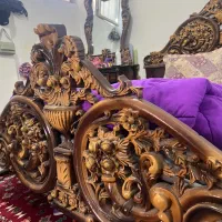 تخت چوبی دونفره سالم
