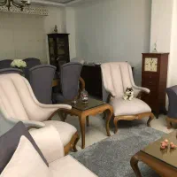 مبل ۸ نفره برند آیسا کاملا سالم و در حد نو|مبلمان خانگی و میز عسلی|رشت, چله خانه|دیوار