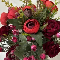 دسته گل مصنوعی زیبا(مناسب دکور/یلدایی بردن/عکاسی)|گل مصنوعی|قم, شهرک سازمان آب|دیوار