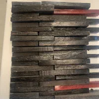 دیوار پوش چوب تایل چوب واقعی