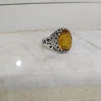 انگشتر سیترین طبیعی