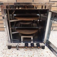 تنور گازی خانگی دو ساج و دو سینی|اجاق گاز و لوازم برقی پخت‌وپز|مهاباد (اصفهان), |دیوار