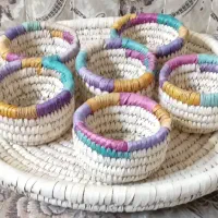 ست حصیری بسیار زیبا|صنایع دستی و سایر لوازم تزئینی|آبدانان, |دیوار