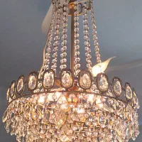 لوستر آبشاری ۸ شعله (جفت دارم)
