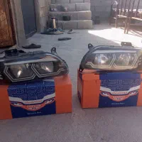 یک چفت چراغ اسپرت جلو پراید درحدنو