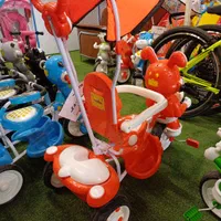سه چرخه رابیت سایبان دار دارای دسته هدایت|اسباب‌بازی بچه|مشهد, توس (بلوار توس)|دیوار