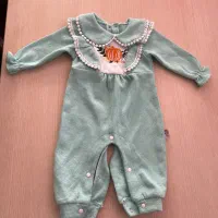 رامپر نوزادی آستین بلند رنگ سبز فیروزه ای|کفش و لباس بچه|بندر انزلی, ساحل قو|دیوار