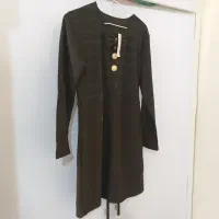 سارافون قهوه ای و سبز