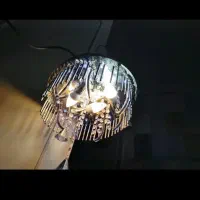 یک عدد لوستر آویزی سه شاخه