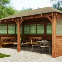 اجرای آلاچیق چوبی تمام نراد|خدمات پیشه و مهارت|صومعهسرا, |دیوار