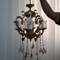 لوستر چهارشاخه|لوستر و چراغ آویز|پاکدشت, پاکدشت (مامازند)|دیوار