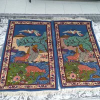 یک جفت قالیچه  باغ بهشت***
