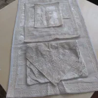 جا نماز مخمل سفید مناسب عروس