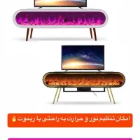 میز تی وی شومینه دار