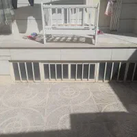 گهواره دو کاره هم گهوار  میشه  هم تخت جنسش چوبه