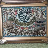 تابلو فرش دست باف ۲۰ درصد ابریشم