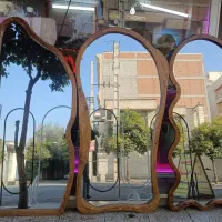 انواع آینه های قدی دفرمه وفلزی