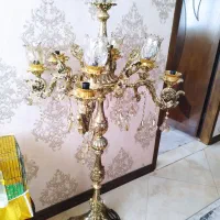 لوستر کنار سالنی برنز ۵شاخه و۱۱شعله