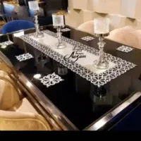 رومیزی چرم اکلیلی|پرده، رانر، رومیزی|تهران, شیخ هادی|دیوار