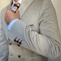 کت و شلوار کرم دبل|لباس|تبریز, |دیوار