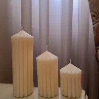 شمع استوانه شیاردار /شمع آغوش