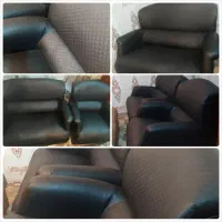 مبل چرمی ۳نفره