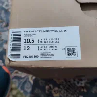 کتانی نایک ری اکت اینفینیتی ران4گورتکس44/5|کیف، کفش، کمربند|میانه, |دیوار