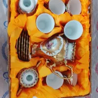 چایی خوری ۱۵ پارچه طلایی