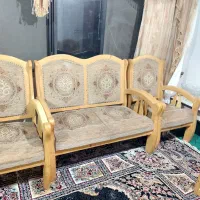 مبل ۸نفره با چوب نراد با ۳جلو مبلی