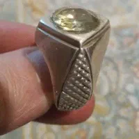 انگشتر نقره با سنگ الماس روسی|جواهرات|تنکمان, |دیوار