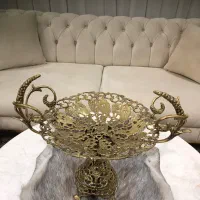 میوه خوری و شیرینی خوری برنجی|صنایع دستی و سایر لوازم تزئینی|سهند, |دیوار