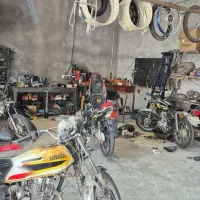 فروش تعمیرگاه و مجتمع یدکی موتورسیکلت|فروشگاه و مغازه|لامرد, |دیوار